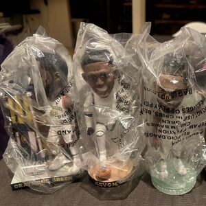 Set of warriors Basketball Player Figurines bobbleheads